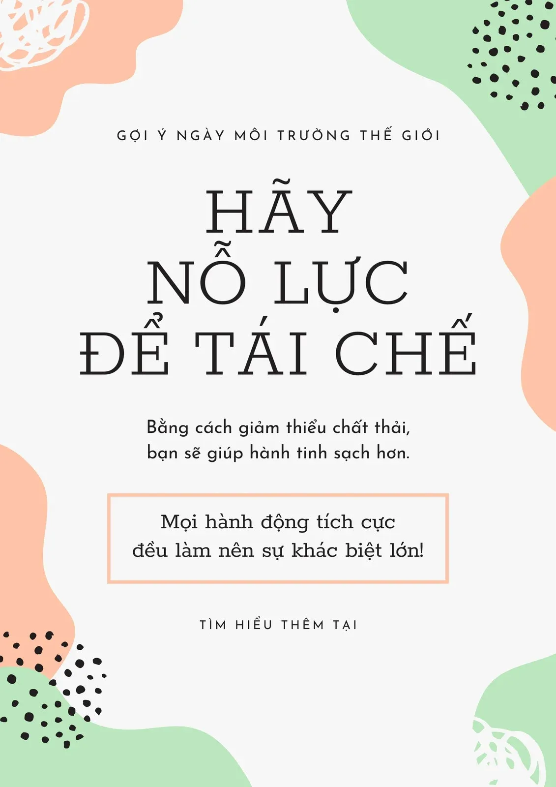 Bộ Poster Bảo Vệ Môi Trường Đẹp Nhất, Thông Điệp Mạnh Mẽ! Poster bao ve moi truong innhanh.pro .vn48