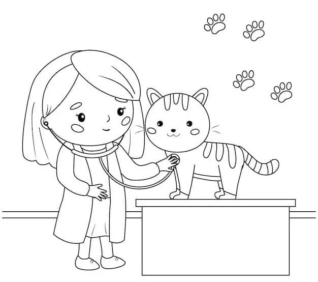 Bộ 15 Tranh Tô Màu Nghề Nghiệp Hấp Dẫn Cho Bé! Tranh To Mau Nghe Nghiep innhanh.pro .vn12