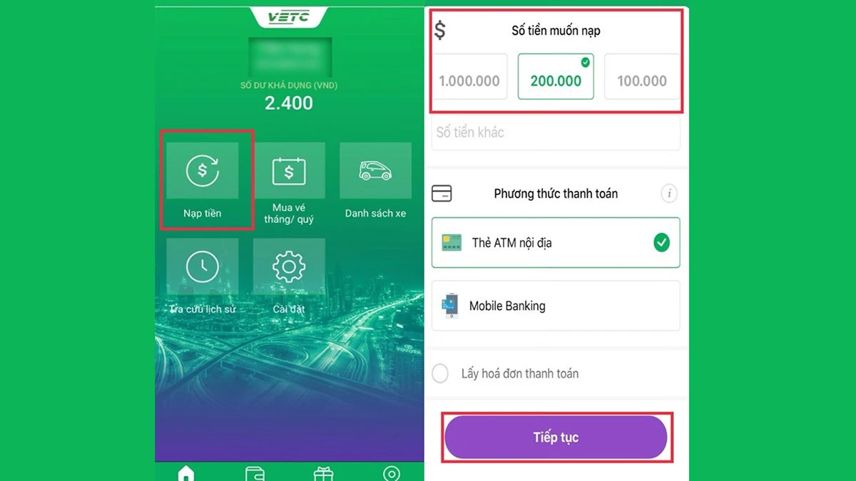 Bạn Đã Biết Cách Nạp Tiền VETC & ePass Này Chưa? Siêu Dễ Đấy! ứng dụng VETC