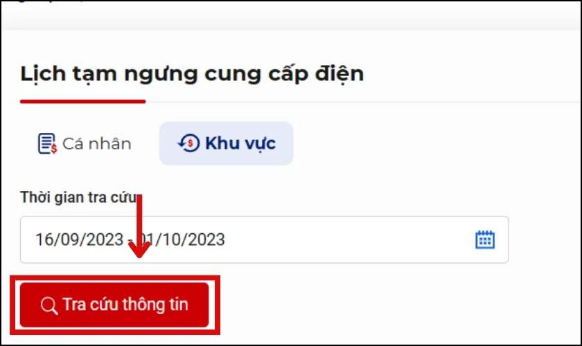 Bí kíp tra cứu lịch cắt điện toàn quốc: Không bao giờ bị động! Nhấn Tra cứu thông tin