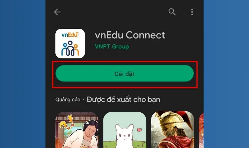 Cách Tải Và Đăng Nhập vnEdu Connect Đơn Giản, Nhanh Chóng Nhất 2025! Chọn cài đặt