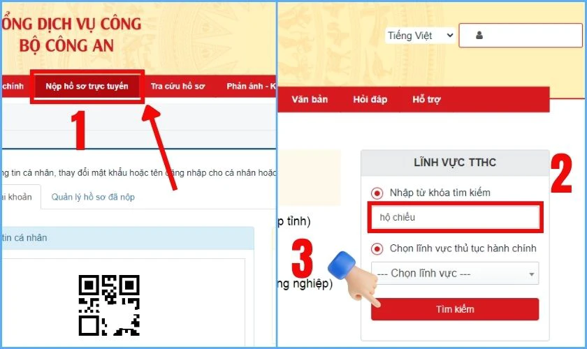 Cập nhật 2025: Hướng dẫn làm hộ chiếu online chính xác nhất Chọn dịch vụ làm hộ chiếu trực tuyến