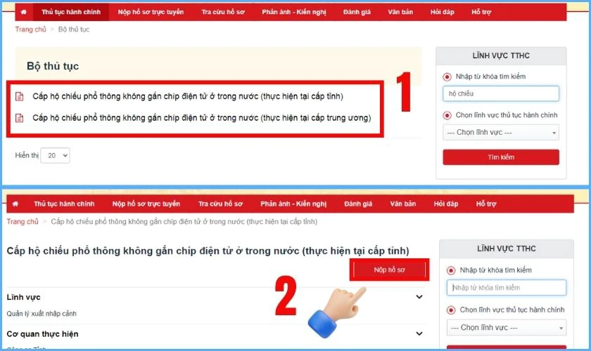 Cập nhật 2025: Hướng dẫn làm hộ chiếu online chính xác nhất Cơ quan giải quyết hồ sơ