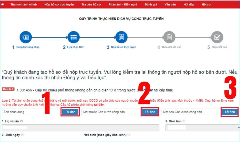 Cập nhật 2025: Hướng dẫn làm hộ chiếu online chính xác nhất Nộp hồ trực tuyến