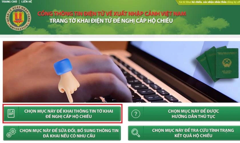 Cập nhật 2025: Hướng dẫn làm hộ chiếu online chính xác nhất Làm hộ chiếu Online qua Cổng thông tin điện tử về xuất nhập cảnh Việt Nam