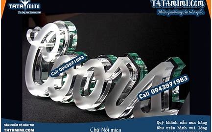 Khám Phá 99+ Kiểu Chữ Nổi Mica "Siêu Hot" - Trend 2025! chu noi mica Innhanh.pro .vn012