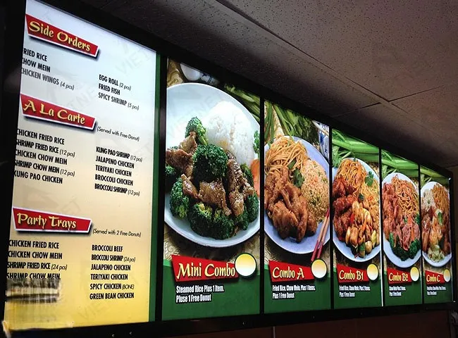 Hộp Đèn Menu hop den menu 5