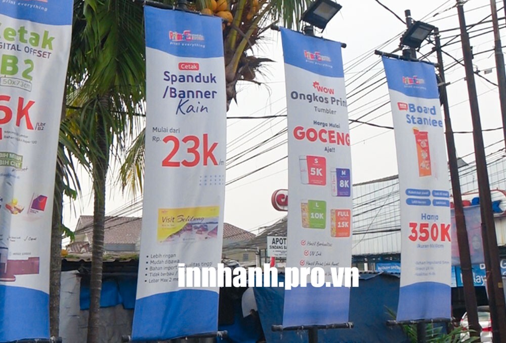 In băng rôn Trước khi đặt in băng rôn, hãy xác định rõ mục đích sử dụng