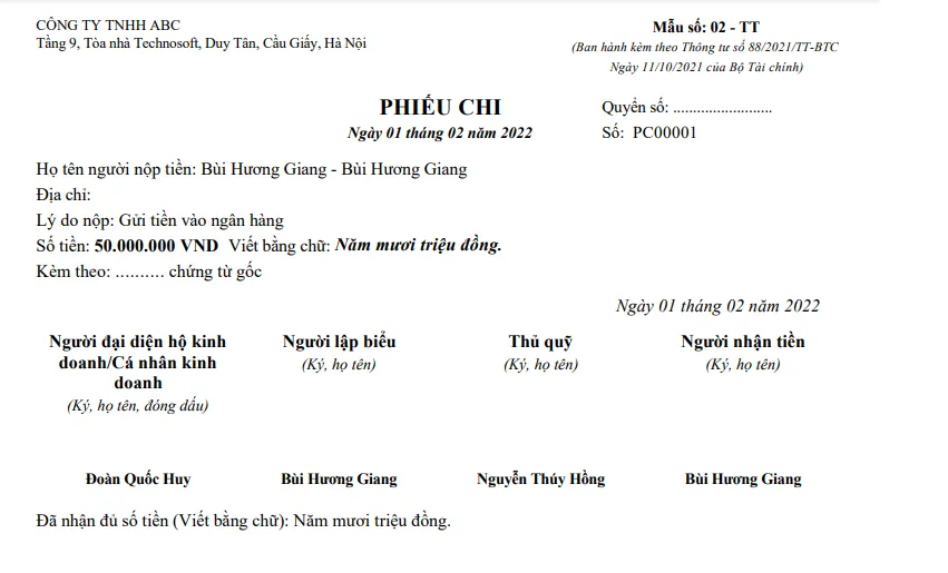 Bộ 40 Mẫu Phiếu Thu, Phiếu Chi 2025 Word, Excel, PDF: Tải Miễn Phí! phieu chi tien innhanh.pro .vn4