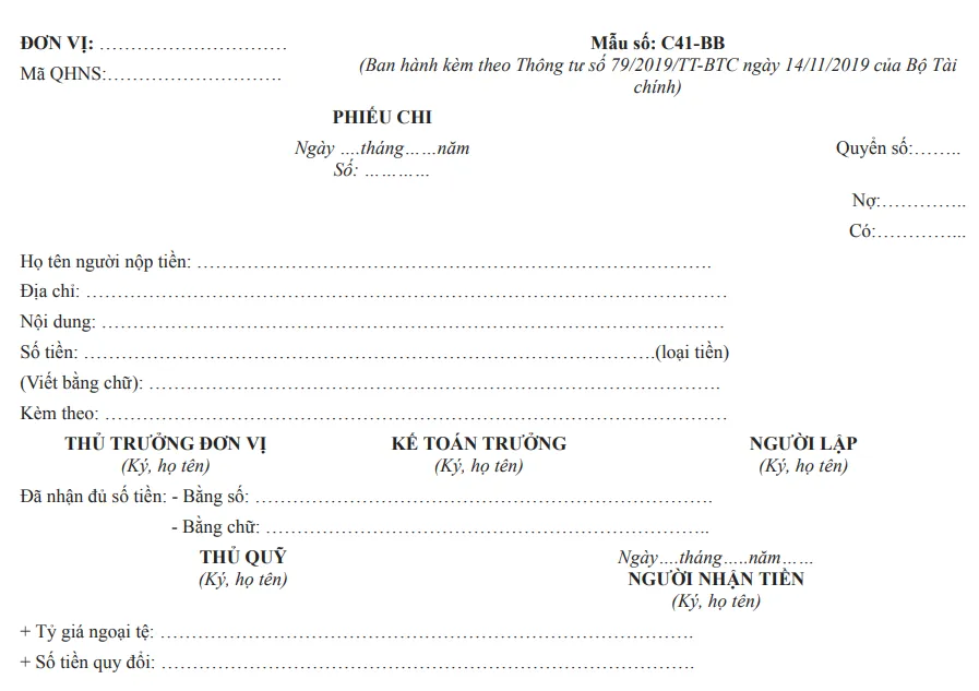 Bộ 40 Mẫu Phiếu Thu, Phiếu Chi 2025 Word, Excel, PDF: Tải Miễn Phí! phieu chi tien innhanh.pro .vn5