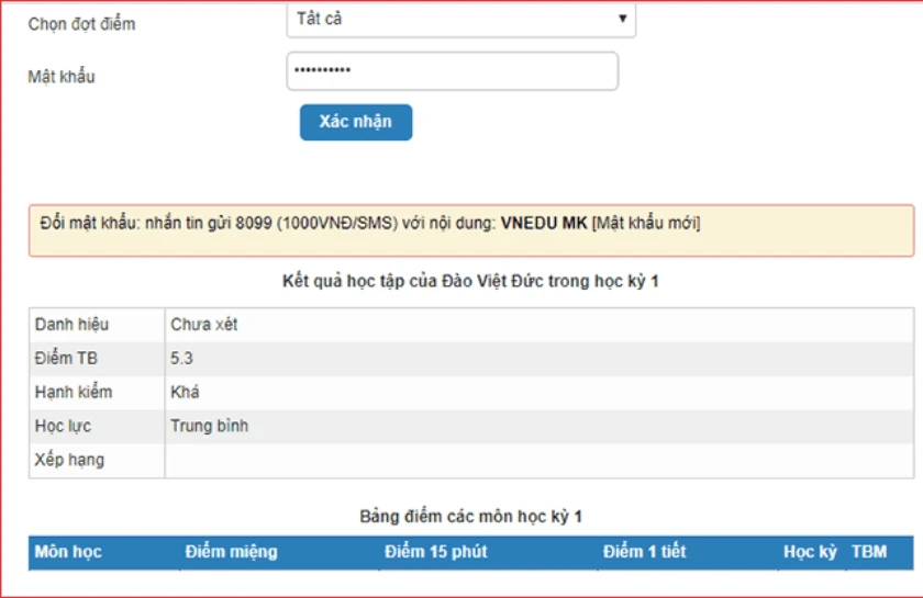 Sổ Liên Lạc Điện Tử vnEdu: Khám Phá Cách Tra Cứu Kết Quả Học Tập Nhanh Bất Ngờ! so lien lac dien tu vnedu kham pha cach tra cuu ket qua hoc tap nhanh bat ngo 17617 4