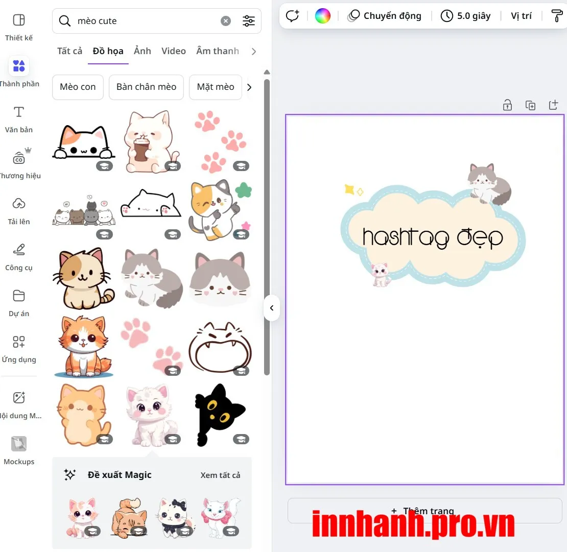 Có 1 cách thiết kế hashtag cầm tay SIÊU NHANH mà bạn chưa biết thiet ke hashtag cam tay canva 4