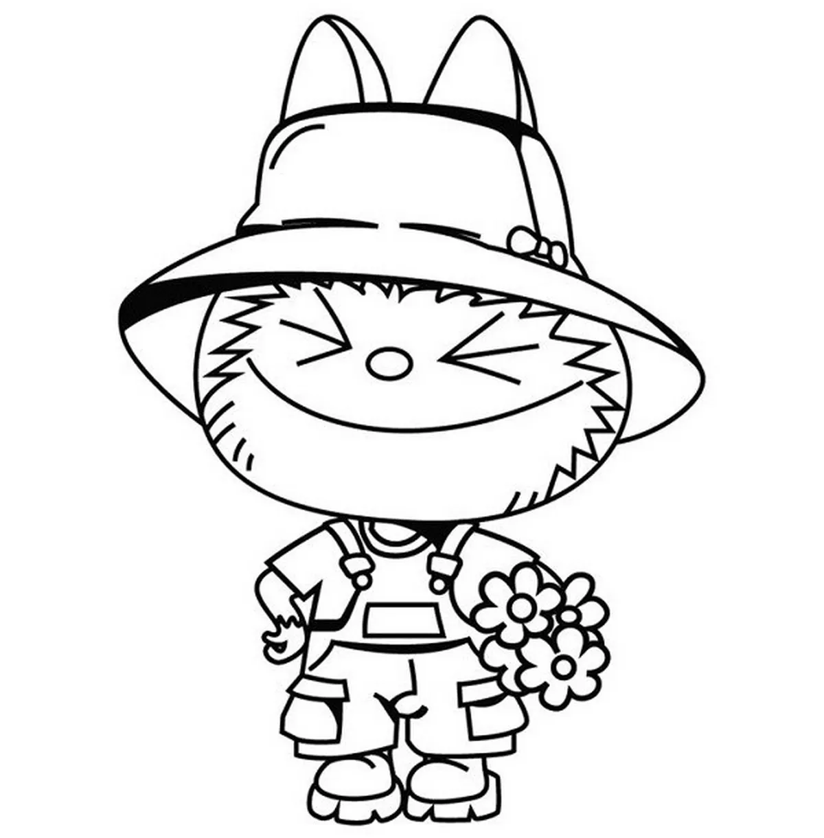 Tải Ngay 50+ Tranh Tô Màu Labubu Cute Đang Chờ Bé! to mau Labubu innhanh.pro .vn11