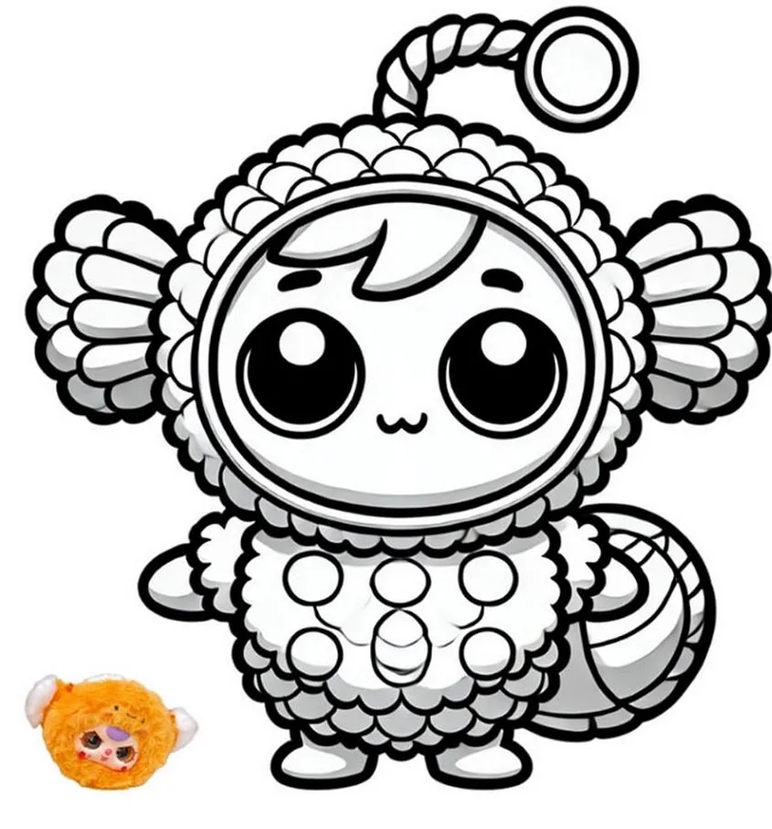 Bộ Tranh Tô Màu Baby Three Siêu Cute: Tải Miễn Phí Về Tô! to mau baby three innhanh.pro .vn09