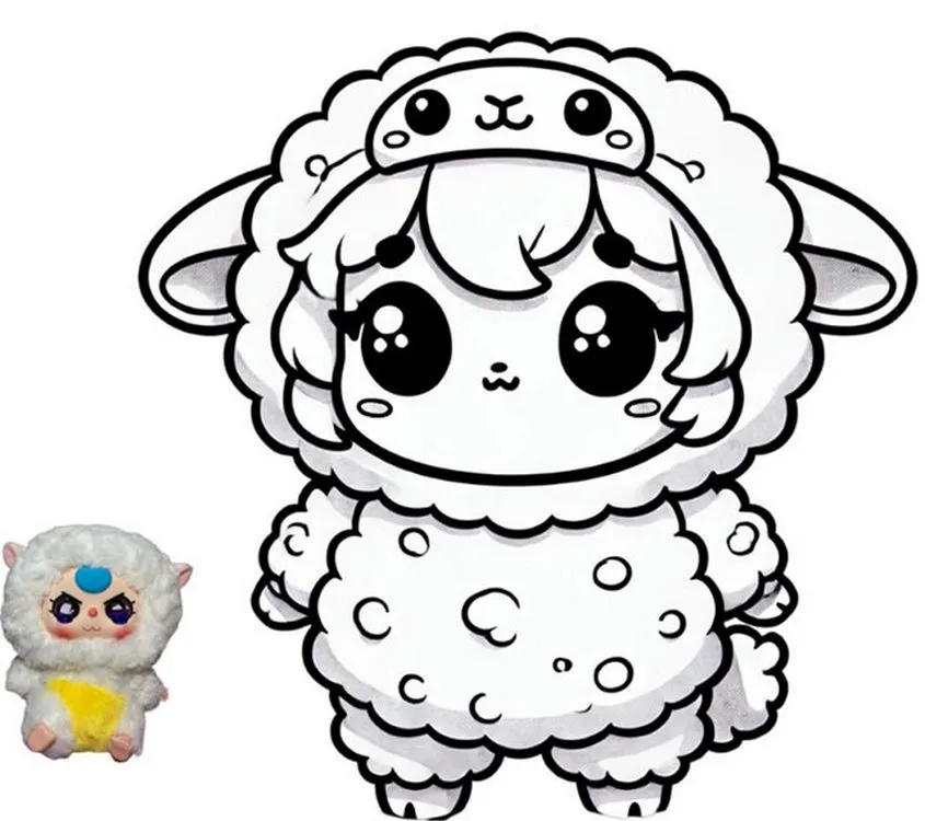 Bộ Tranh Tô Màu Baby Three Siêu Cute: Tải Miễn Phí Về Tô! to mau baby three innhanh.pro .vn17
