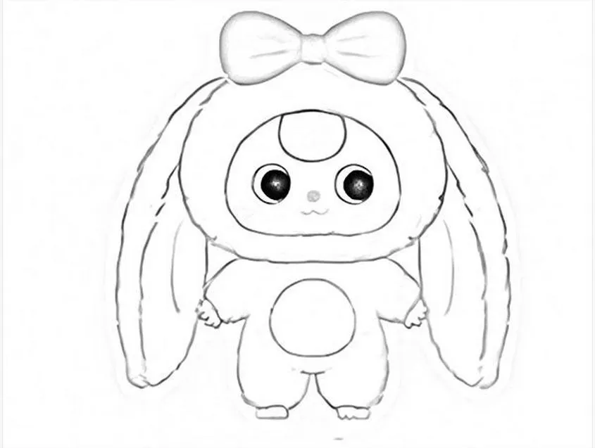 Bộ Tranh Tô Màu Baby Three Siêu Cute: Tải Miễn Phí Về Tô! to mau baby three innhanh.pro .vn20