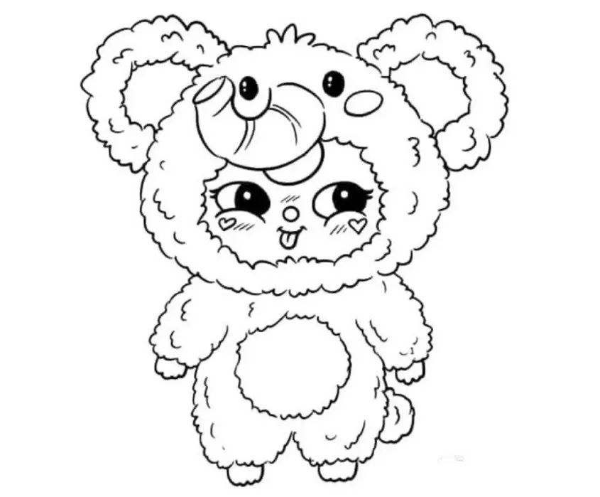 Bộ Tranh Tô Màu Baby Three Siêu Cute: Tải Miễn Phí Về Tô! to mau baby three innhanh.pro .vn21
