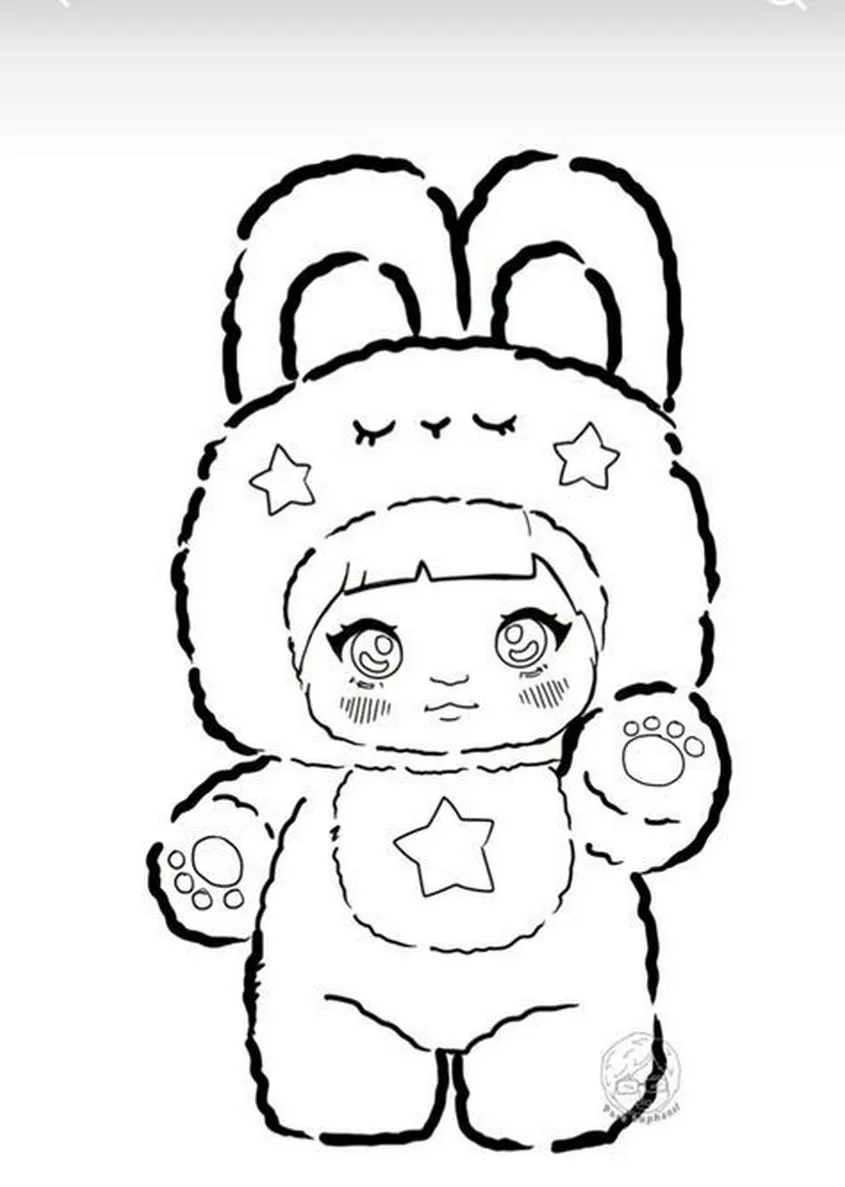 Bộ Tranh Tô Màu Baby Three Siêu Cute: Tải Miễn Phí Về Tô! to mau baby three innhanh.pro .vn22
