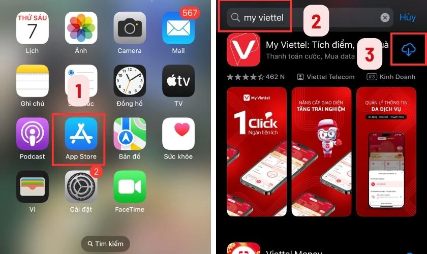 Tra cứu hóa đơn điện tử Viettel bằng app MyViettel
