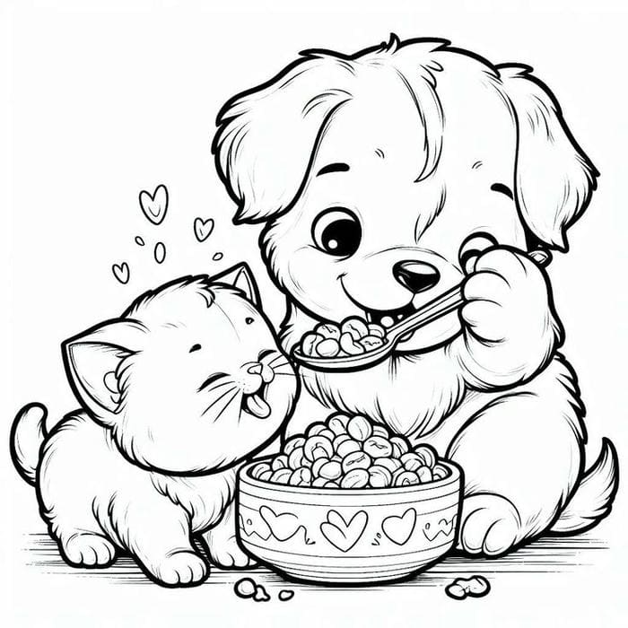 60+ Tranh Tô Màu Con Chó Dễ Thương Nhất Hệ Mặt Trời: Bé Chơi Quên Chán! tranh to mau con cho innhanh.pro .vn06