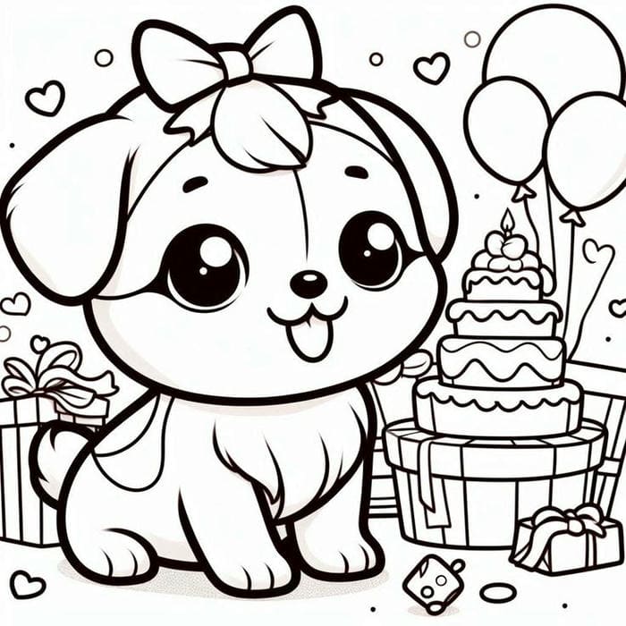 60+ Tranh Tô Màu Con Chó Dễ Thương Nhất Hệ Mặt Trời: Bé Chơi Quên Chán! tranh to mau con cho innhanh.pro .vn23