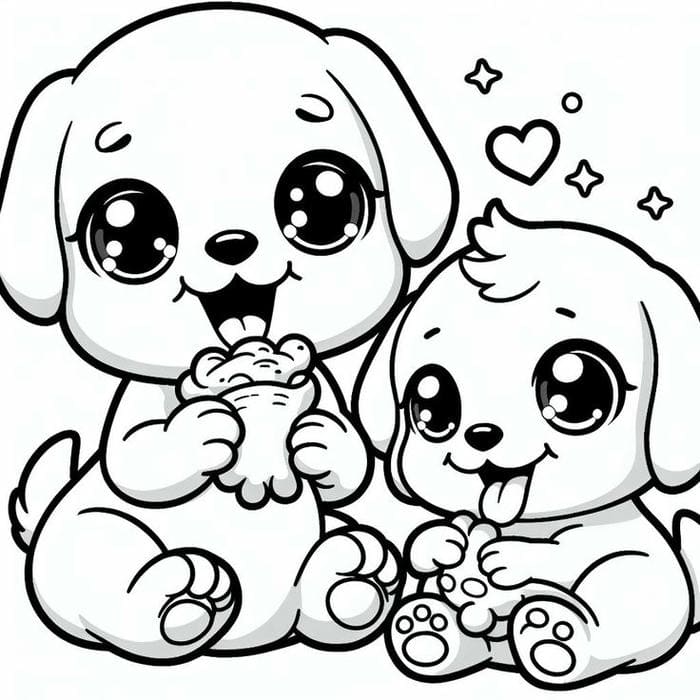 60+ Tranh Tô Màu Con Chó Dễ Thương Nhất Hệ Mặt Trời: Bé Chơi Quên Chán! tranh to mau con cho innhanh.pro .vn33