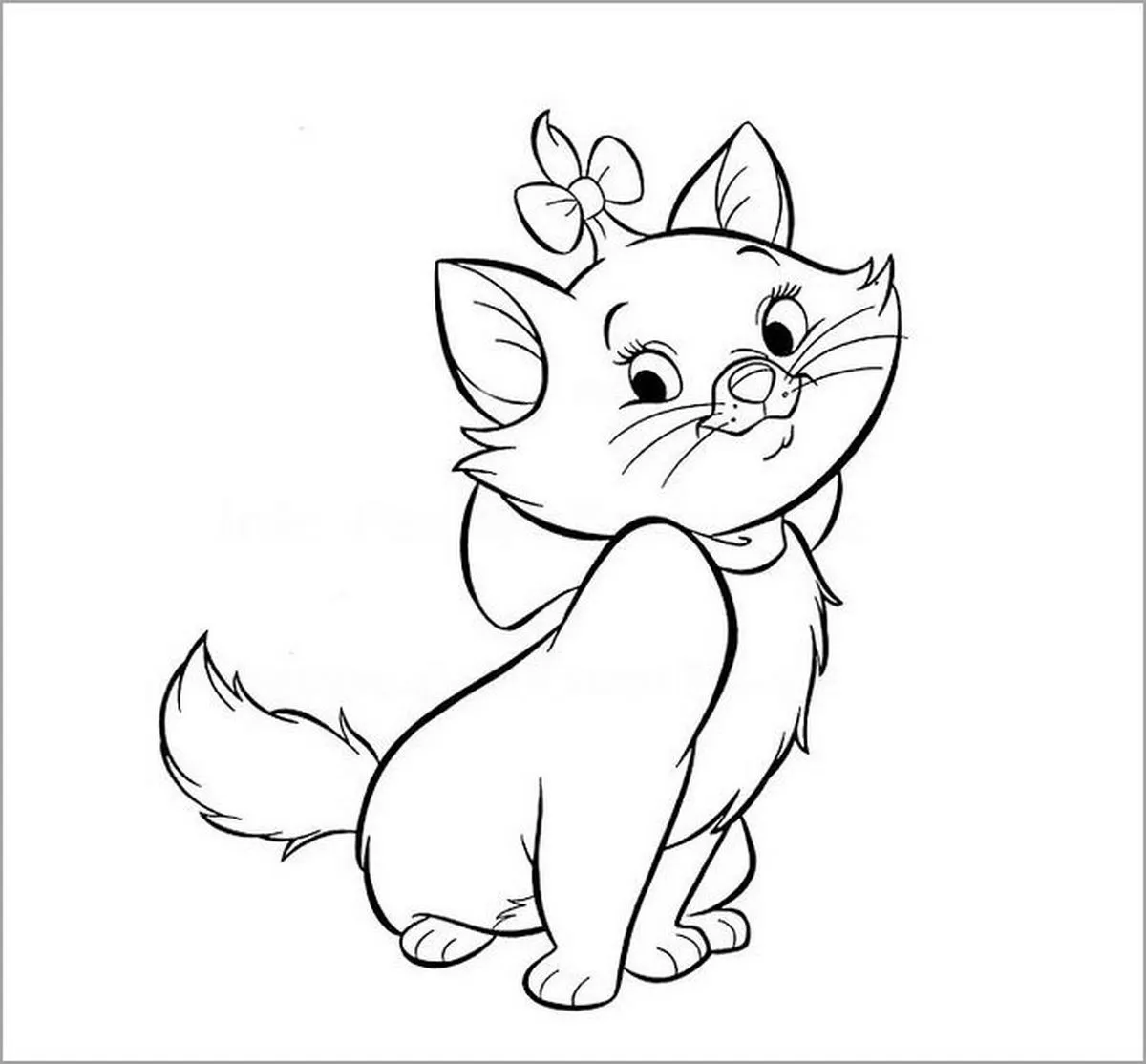 Tranh Tô Màu Con Mèo Cute: Hơn 100 Mẫu Giúp Bé Phát Triển Sáng Tạo! tranh to mau con meo innhanh.pro .vn04