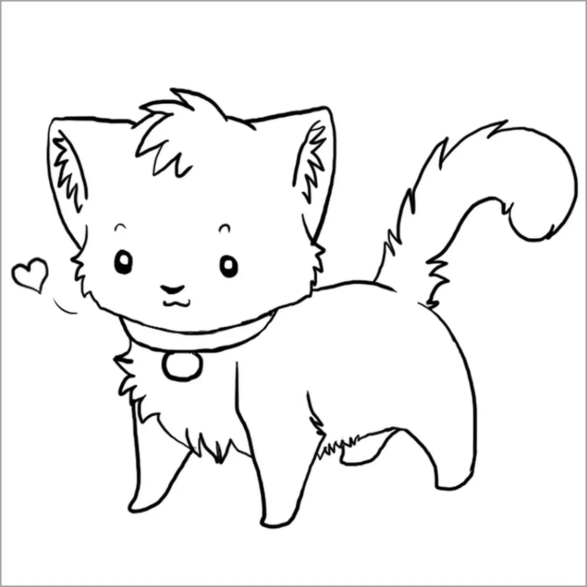 Tranh Tô Màu Con Mèo Cute: Hơn 100 Mẫu Giúp Bé Phát Triển Sáng Tạo! tranh to mau con meo innhanh.pro .vn08