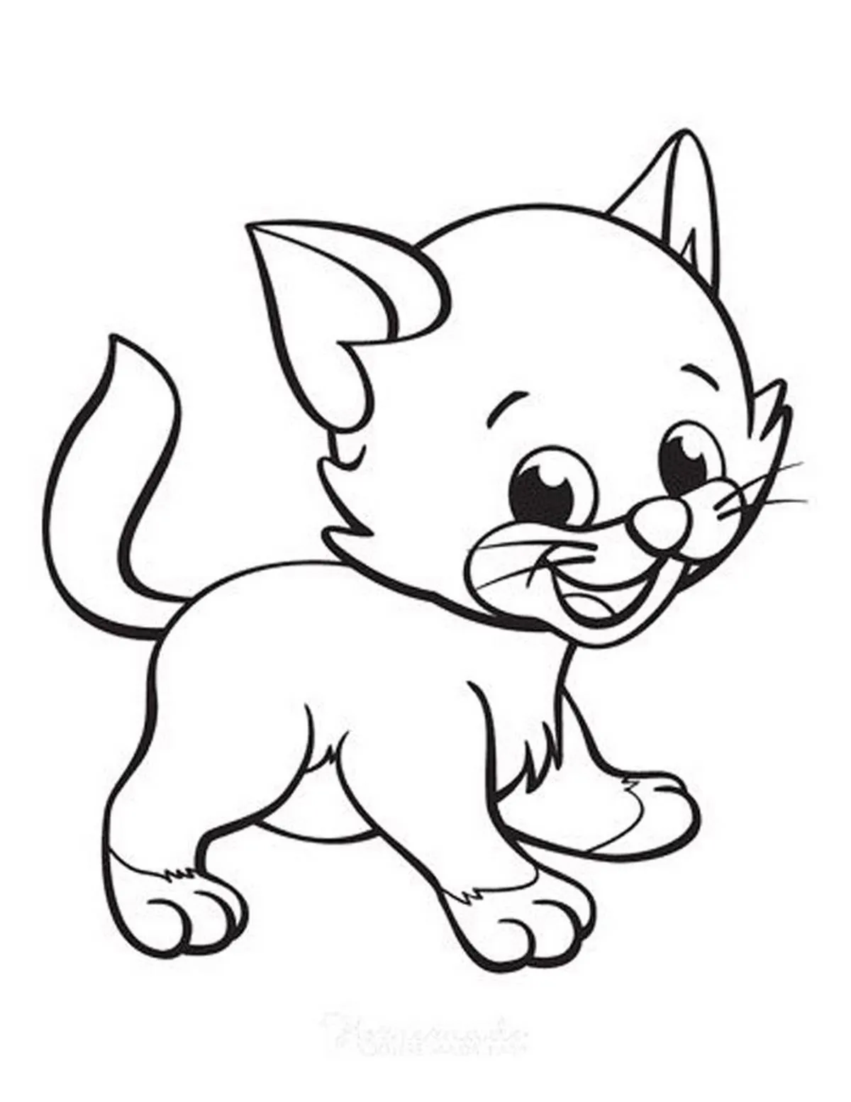 Tranh Tô Màu Con Mèo Cute: Hơn 100 Mẫu Giúp Bé Phát Triển Sáng Tạo! tranh to mau con meo innhanh.pro .vn13