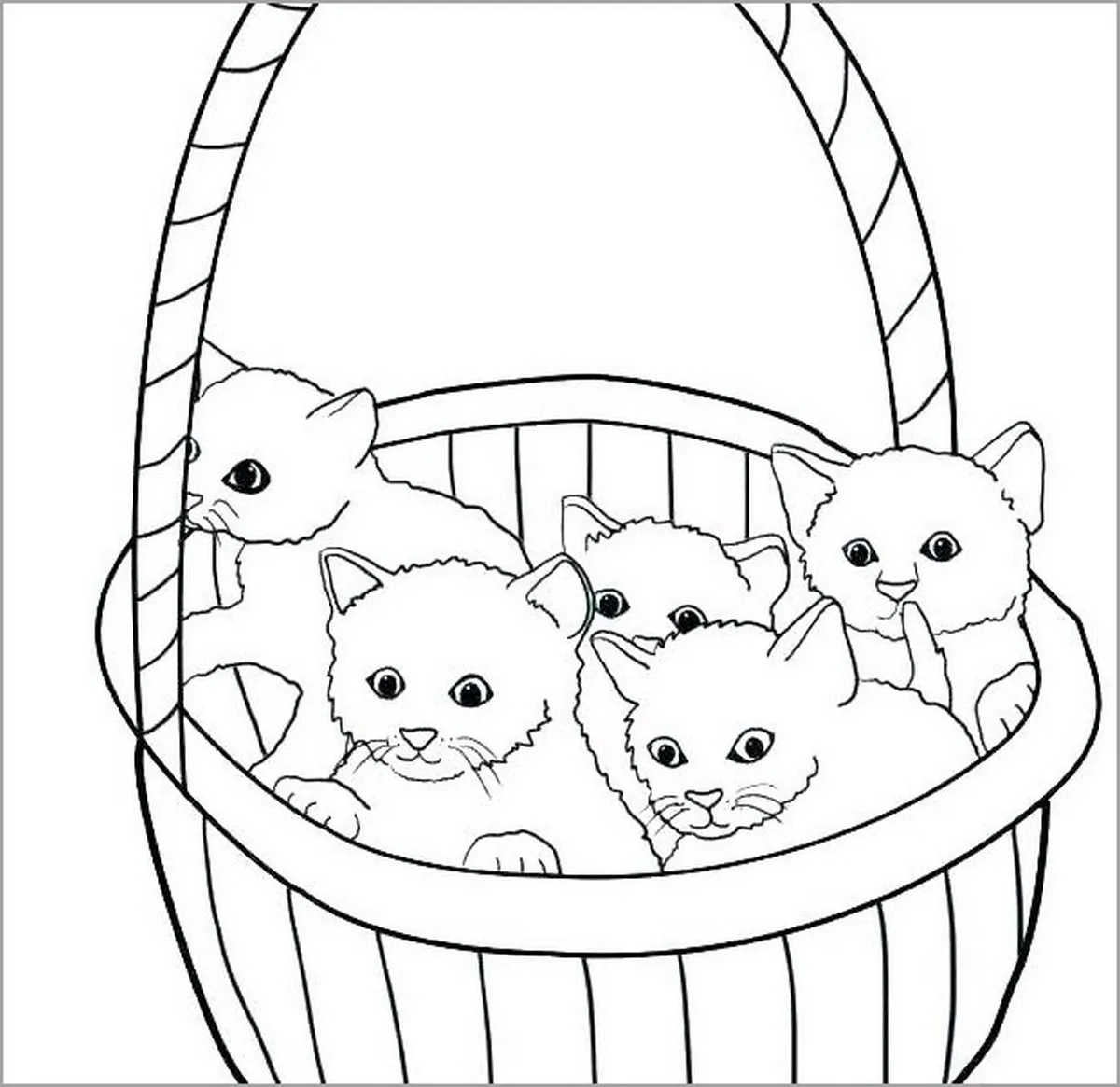 Tranh Tô Màu Con Mèo Cute: Hơn 100 Mẫu Giúp Bé Phát Triển Sáng Tạo! tranh to mau con meo innhanh.pro .vn27