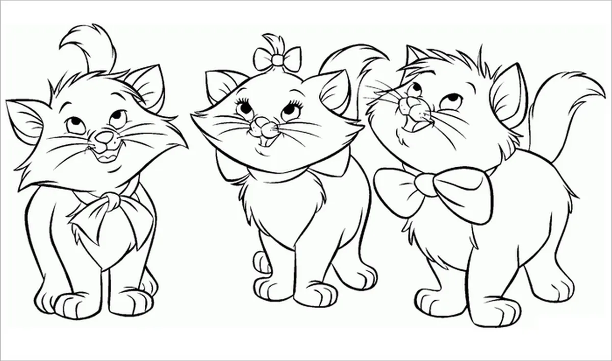 Tranh Tô Màu Con Mèo Cute: Hơn 100 Mẫu Giúp Bé Phát Triển Sáng Tạo! tranh to mau con meo innhanh.pro .vn56
