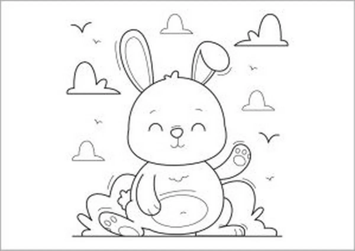 Thỏa Sức Sáng Tạo Với 80+ Tranh Tô Màu Con Thỏ Dễ Thương Dành Riêng Cho Bé! tranh to mau con tho innhanh.pro .vn29