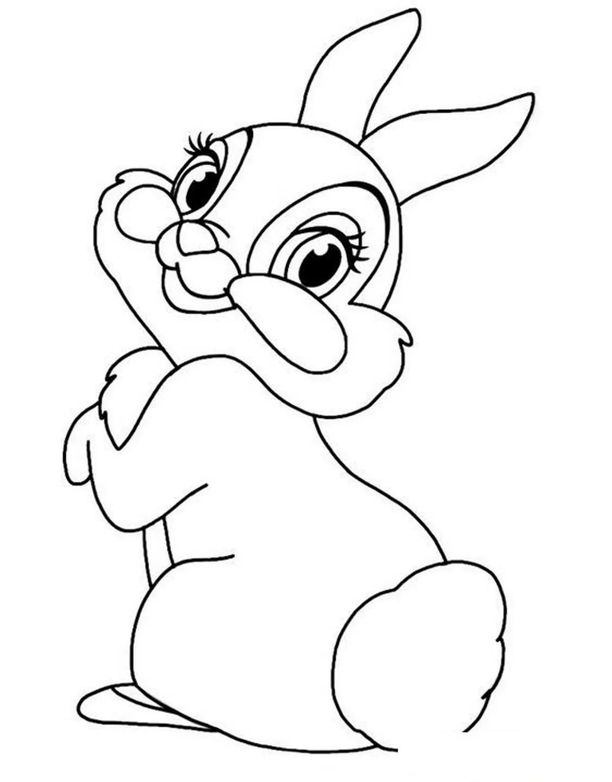 Thỏa Sức Sáng Tạo Với 80+ Tranh Tô Màu Con Thỏ Dễ Thương Dành Riêng Cho Bé! tranh to mau con tho innhanh.pro .vn38