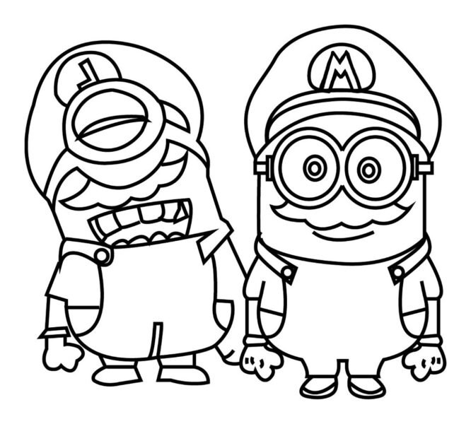 hinh-tap-to-minion-de-thuong-cho-be-to-mau-3-666x600-1 Hình tập tô Minion dễ thương cho bé tô màu (3)