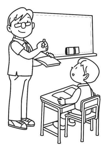 Hình tô màu chủ đề nghề nghiệp cho bé tập tô (6)