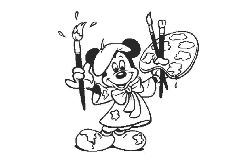 hinh-to-mau-chuot-mickey-de-thuong-cho-be-tap-to-25-820x580-1 Hình tô màu chuột Mickey dễ thương cho bé tập tô (25)