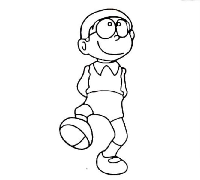hinh-to-mau-nobita-dang-yeu-cho-be-tap-to-5-667x600-1 Hình tô màu Nobita đáng yêu cho bé tập tô (5)