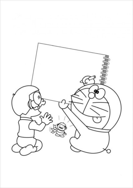 hinh-ve-chua-to-mau-nobita-cho-be-tap-to-3-426x600-1 Hình vẽ chưa tô màu Nobita cho bé tập tô (3)