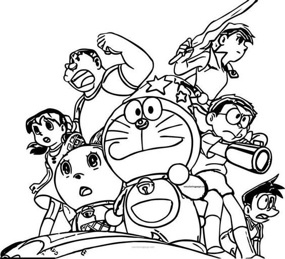 hinh-ve-chua-to-mau-nobita-cho-be-tap-to-4 Hình vẽ chưa tô màu Nobita cho bé tập tô (4)