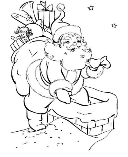 hinh-ve-chua-to-mau-ong-gia-noel-cho-be-tap-to-3-490x600-1 santa claus hat coloring page Awesome Coloring Pages Santa Claus