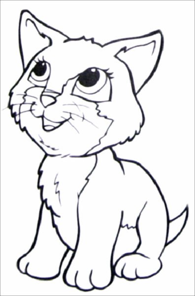 hinh-ve-con-meo-de-thuong-cho-be-to-mau-5-396x600-1 Cat Coloring Book Commercial Awesome Photos The Benefit of Cat Coloring Pages ? Best Apps For Kids