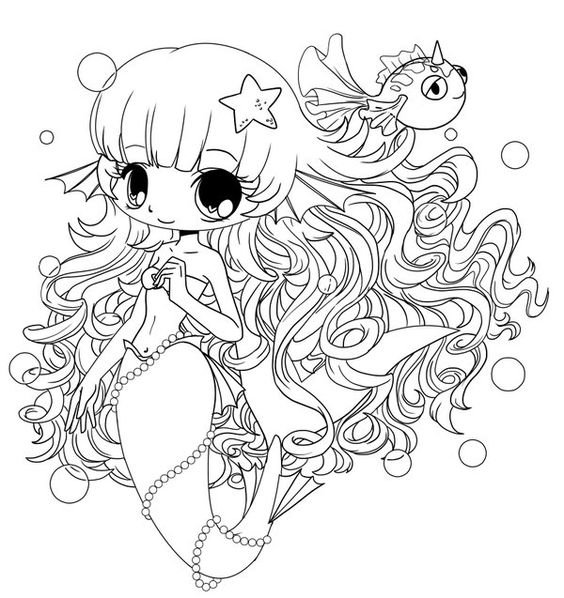 hinh-ve-den-trang-cong-chua-chibi-cho-be-to-mau-2 Hình vẽ đen trắng công chúa chibi cho bé tô màu (2)