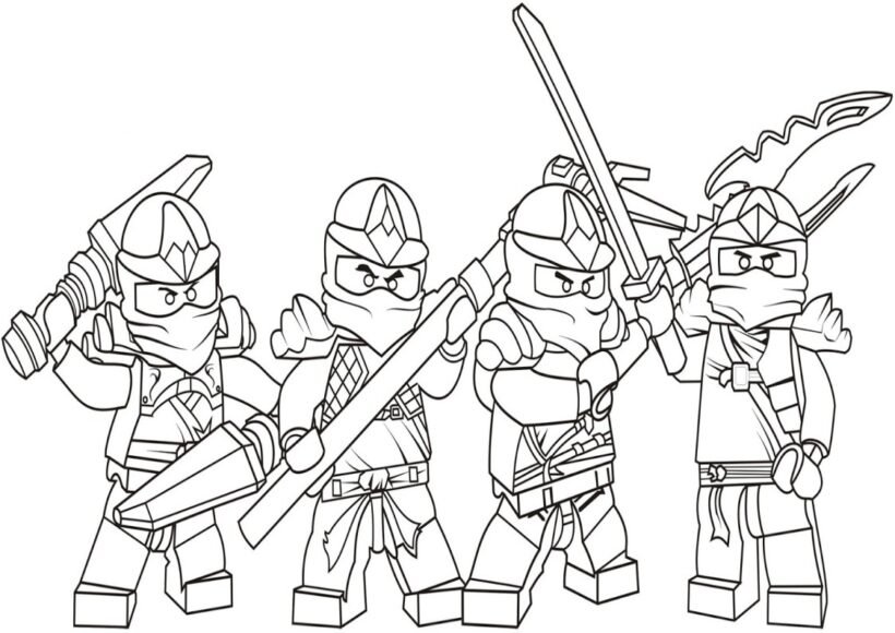 hinh-ve-den-trang-ninjago-cho-be-to-mau-6-820x580-1 ninjago lloyd coloring pages - Kolorowanka Lego Ninjago malowanka nr 44