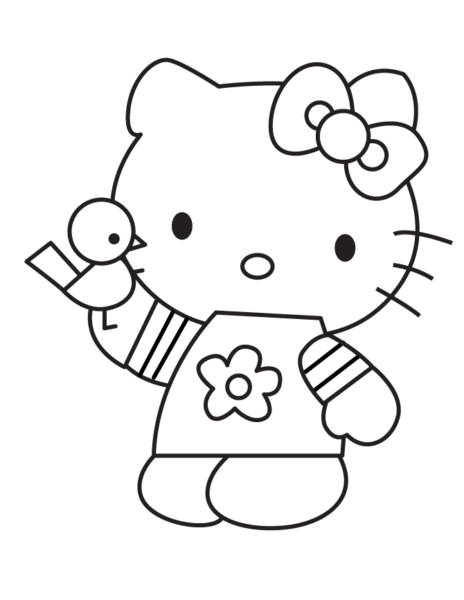 to-mau-hello-kitty-de-thuong-464x600-1 Tô màu Hello Kitty dễ thương