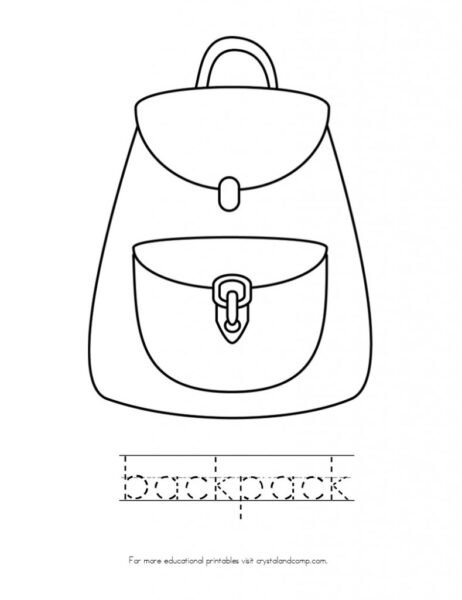 Backpack Coloring Page Backpack Coloring Page Free Coloring Pages On Art Coloring Pages