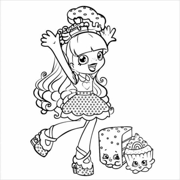 Tranh tô màu cho bé gái 8 tuổi