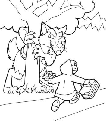 Best of Little red riding hood coloring pages