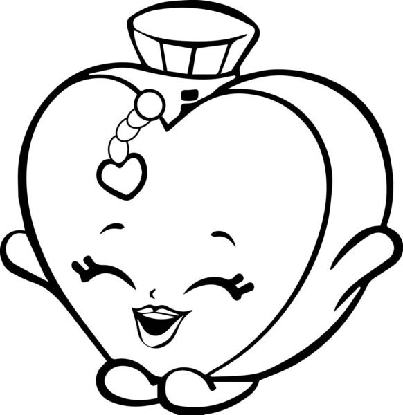 Tranh tô màu hình trái tim đơn giản (25)