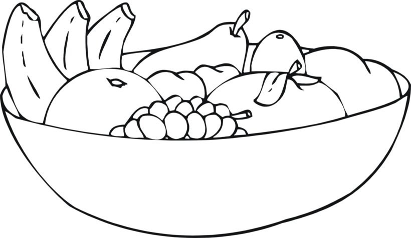 bowl of fruit coloring pages Beautiful Strikingly Inpiration Free Printable Coloring Pages Fruit Bowl