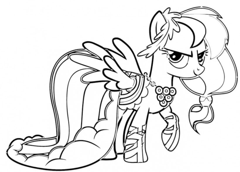 tranh-to-mau-ngua-pony-cho-be-tap-to-19-1-820x587-1 How to Draw My Little Pony Coloring Pages Rainbow Dash